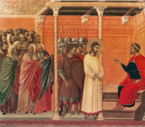 Duccio-Christ-before-Pilate